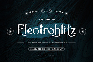 Electroblitz - Modern Serif