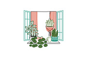 HOMEPLANTS | clip arts collection, a Decorative Illustration by Nastya Tkachova (Thumbnail 11 of 11)