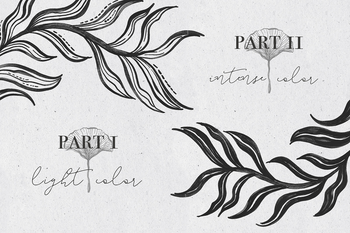 Flower ink hand drawn illustration, a Decorative Illustration by Moonflora (Photo 3 of 11)