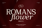 GC Romans Flower - Elegant Serif, a Serif Font by Glyphonic (Thumbnail 1 of 15)