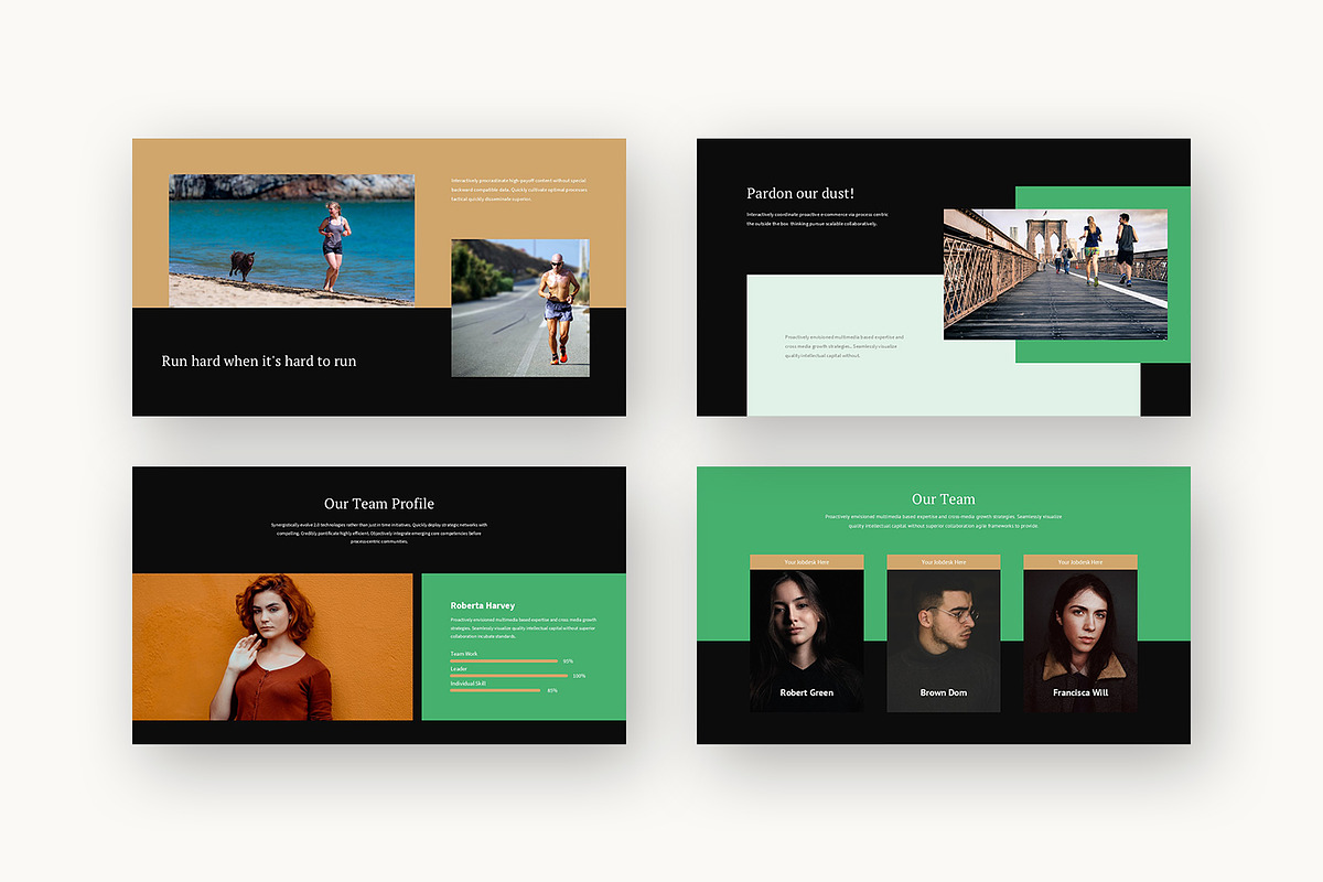 Ivjo : Fit Lifestyle Powerpoint, a Presentation Template by Punkl Camp (Photo 12 of 16)