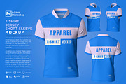 T-Shirt Jersey Short Mockup, a Shirt Mockup by Nanggroe Scripting (Thumbnail 1 of 9)