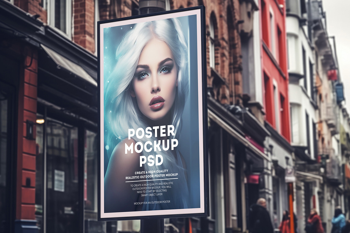 20 Street Poster and Banner Mockups, an Advertising Mockup by optimism (Photo 13 of 21)