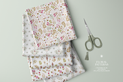 Floral Watercolor Patterns Set, a Pattern Graphic by Webvilla Studio (Thumbnail 3 of 9)