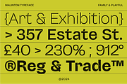 Malinton - Display Sans Font Family, a Sans Serif Font by Zarma Type (Thumbnail 7 of 11)
