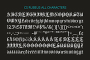 CS Rubeus – Old English Font, a Blackletter Font by Craft Supply Co. (Thumbnail 8 of 8)