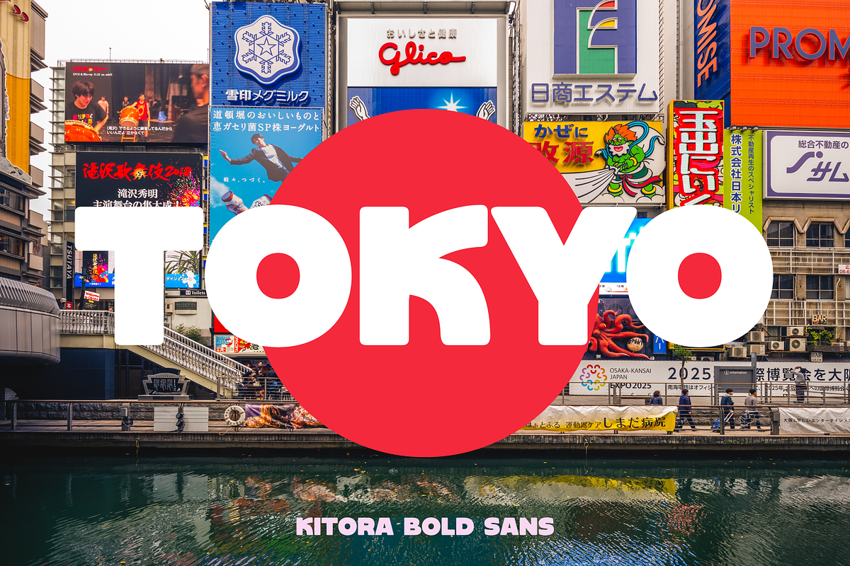 Kitora - Bold Font, a Sans Serif Font by limitype (Photo 3 of 11)