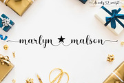 Marlyn Malson, a Script Font by Bosstype Studio (Thumbnail 1 of 8)