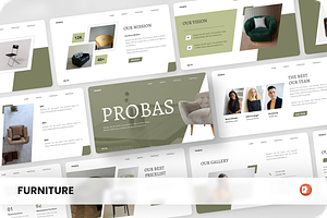 Furniture presentation Powerpoint, a Presentation Template by SquidPixey