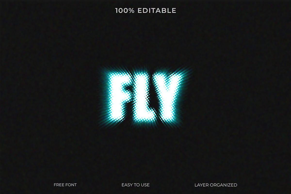 Fly Glow Blurry Font Effect, a Layer Style Add-On by Imamul001