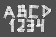 Tape White Font, a Sans Serif Font by Handmadefont (Thumbnail 14 of 15)