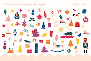 Happy Holidays - vector graphics, a Graphic by Bakulina Art (Thumbnail 18 of 19)