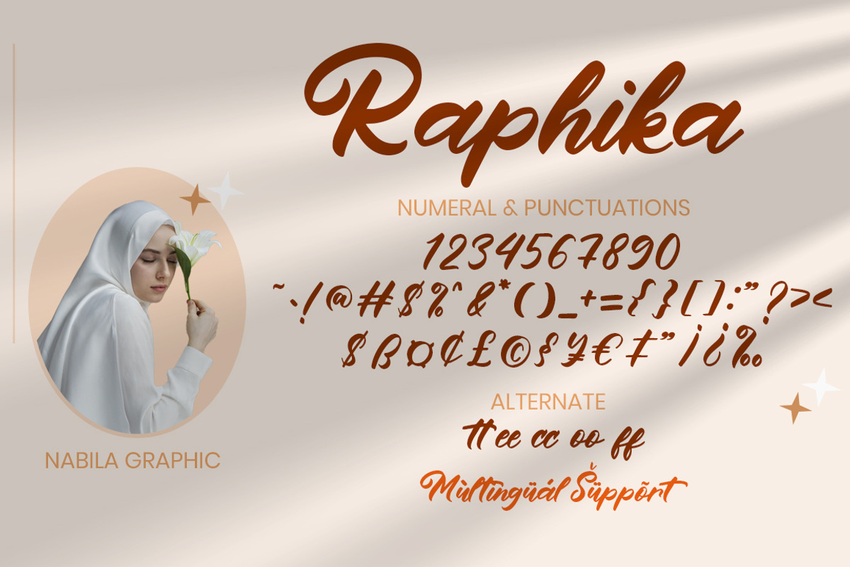 Raphika Handwriting Script, a Script Font by MC Creative (Photo 12 of 12)