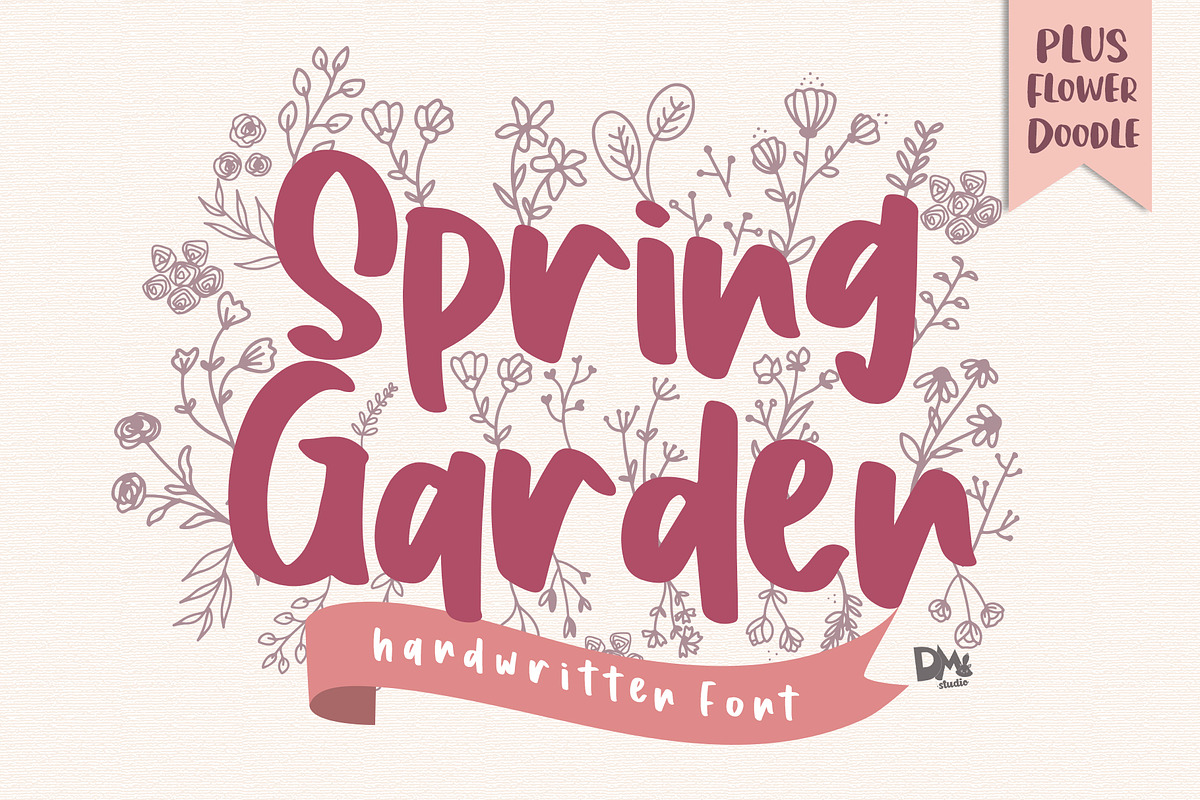 Spring Garden - Handwritten Font