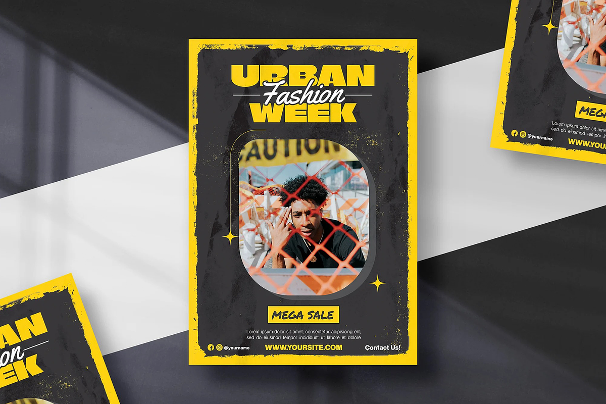Urban Fashion Flyer Template, a Flyer Template by Hubzway