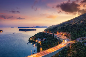 Bridge along the sea shore, an Architecture Photo by Landscape and travel