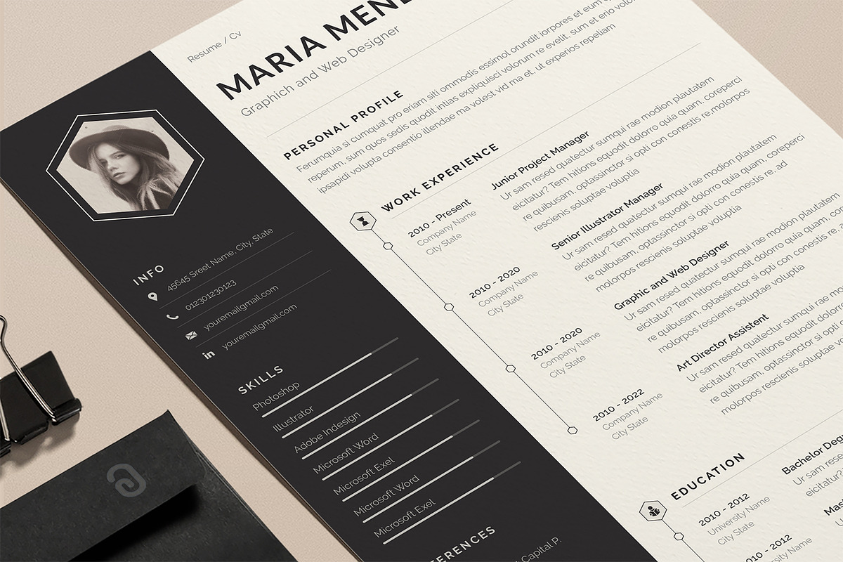 Resume Template, a Resume Template by Estartshop (Photo 5 of 5)