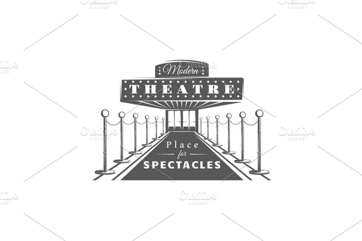 27 Theatre logos templates, a Branding & Logo Template by Art Design (Photo 16 of 38)