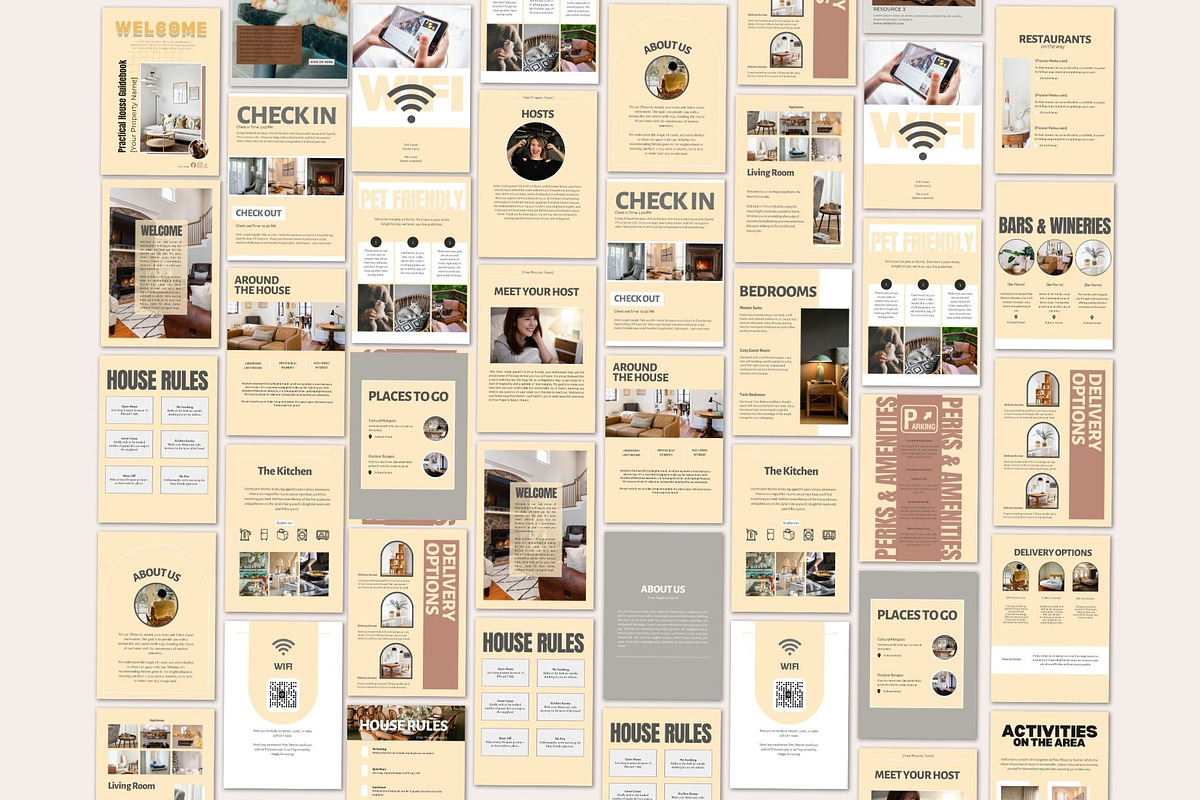 Editable Airbnb Welcome Book Templat, a Templates & Theme by iloveTemplate (Photo 2 of 2)