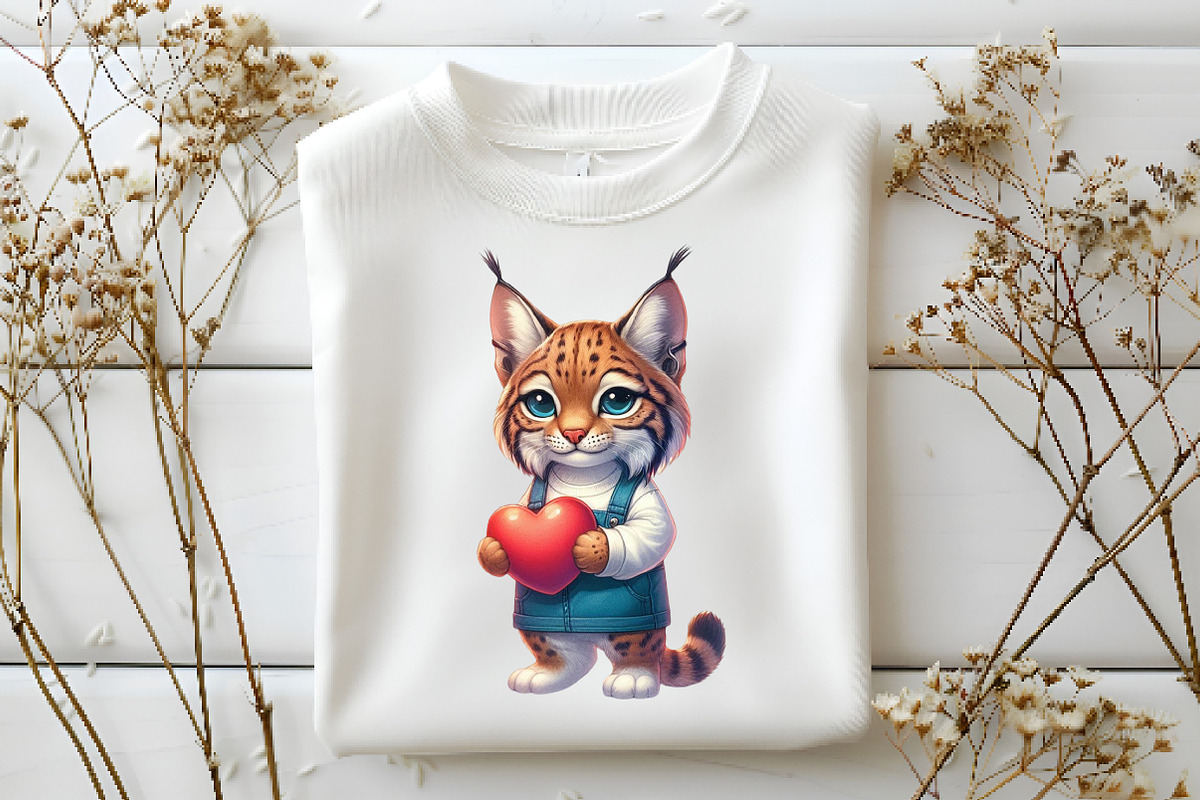 Valentine Animals Clipart, an Illustration by DreamArtGraphic (Photo 6 of 6)