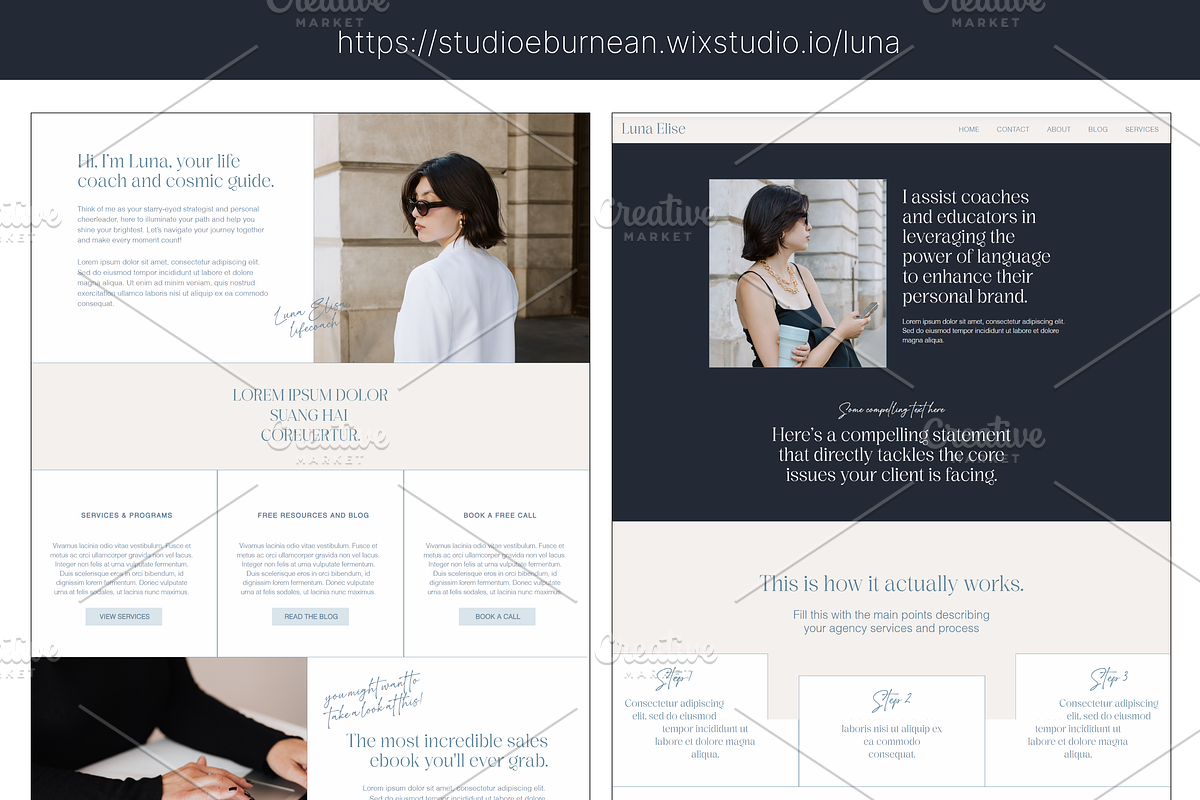 Wix Template for Coaches, a Wix Template by Studio Eburnean (Photo 2 of 3)