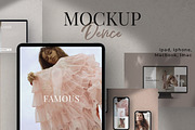 Device Mockup / Ipad/ Iphone/ Mac..., a Books & Magazine Mockup by Simple có (Thumbnail 1 of 13)