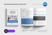 Whitepaper Design Template, a Marketing Template by CubicSpace (Thumbnail 1 of 5)