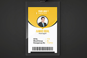 Office ID Card Template, a Card Template by NasirGrfx (Thumbnail 4 of 6)
