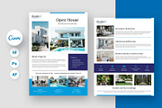 Realtex Estate Agency Flyer Canva, a Flyer Template by artbart (Thumbnail 1 of 9)