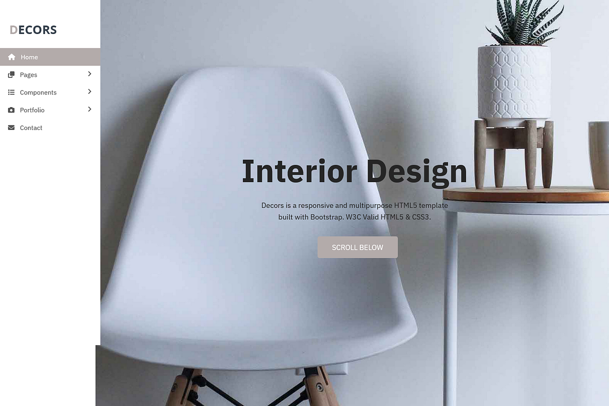 Decors - Multipurpose HTML5 Template, a HTML Template by ColorsThemes (Photo 2 of 3)