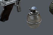 WWII Weapon Pack, an Object 3D Model by Beatheart Creative Studio (Thumbnail 10 of 15)