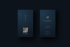 5 In 1 Vertical Luxury Business Card