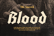 CS Vasco – Blackletter Font, a Blackletter Font by Craft Supply Co. (Thumbnail 7 of 8)