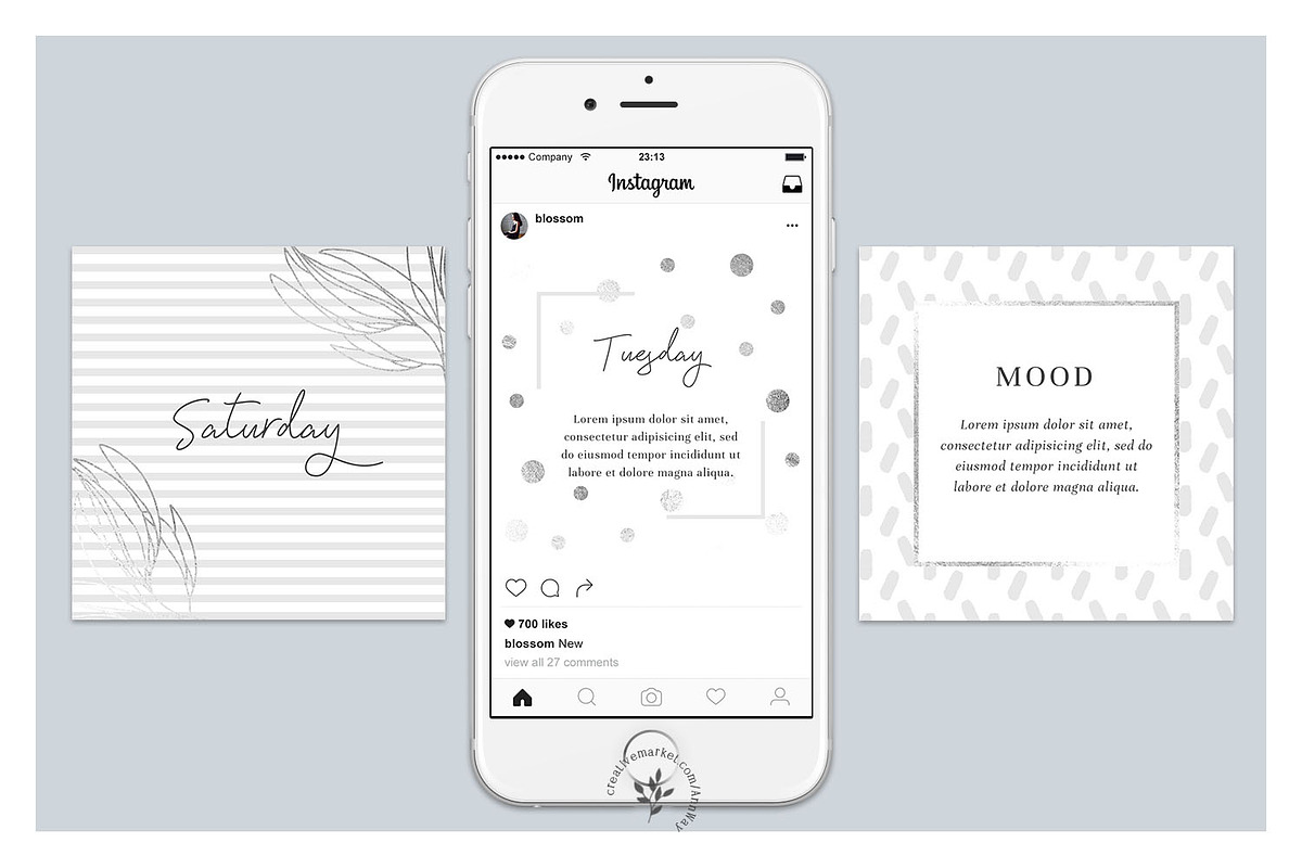 Blogger | Silver Theme, a Social Media Template by Blossom (Photo 4 of 7)