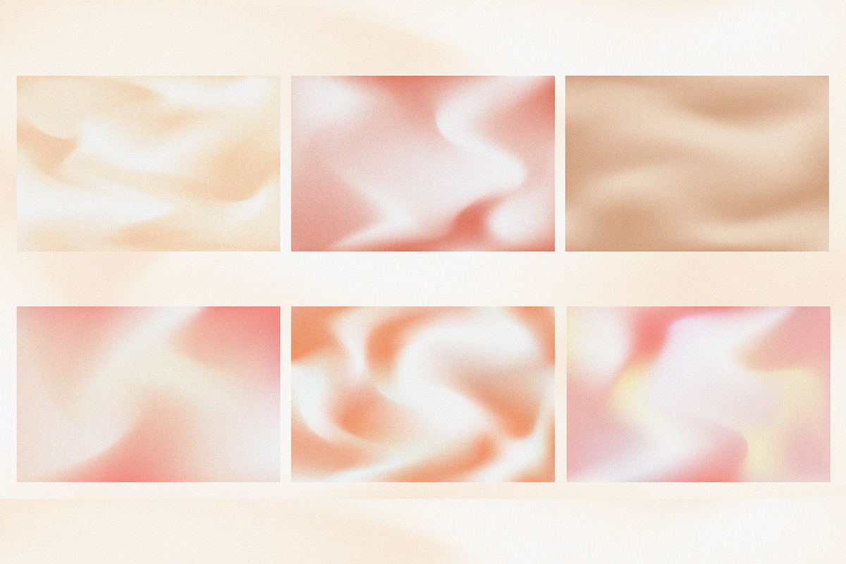 27 Retro Grainy Gradient Textures, a Background Graphic by Katrinelly (Photo 7 of 10)