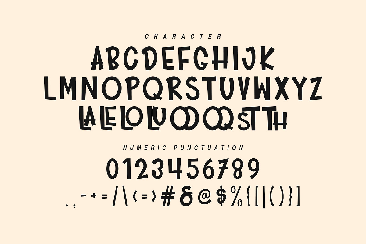 Monsgelmif Playful Display Font, a Sans Serif Font by Maulana Creative (Photo 3 of 7)