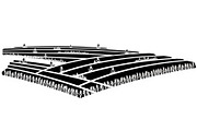 Scenic Rural Landscape Silhouette, a Graphic by BIPLOB EXPERT (Thumbnail 4 of 13)