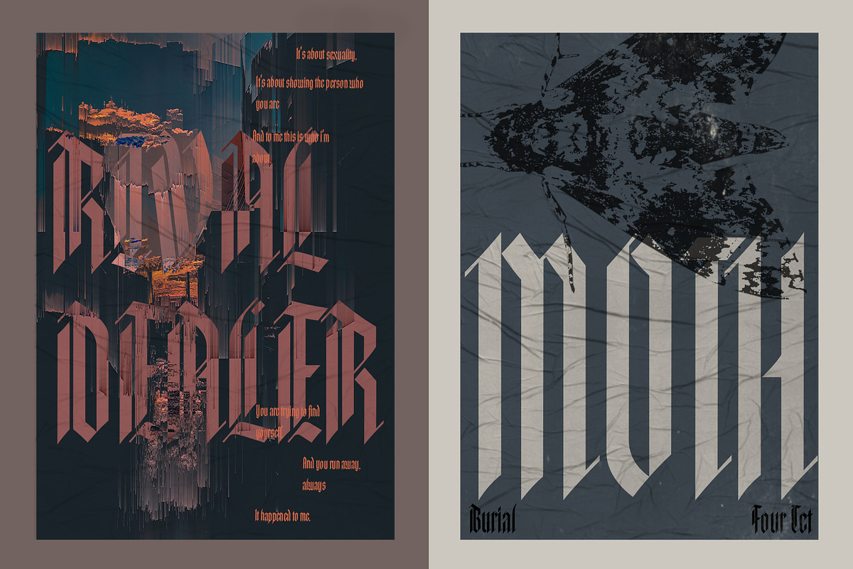 Archangel, a Blackletter Font by BillyJN (Photo 9 of 10)