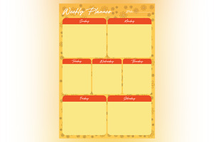 Weekly Planner Sheet Design-24