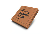 Pizza Box Packaging Mockup Template, a Packaging Mockup by DesignRushMarket (Thumbnail 2 of 11)