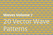 Waves Vol. 7 | 20 Vector Patterns, a Pattern Graphic by invisiblelayer (Thumbnail 1 of 6)