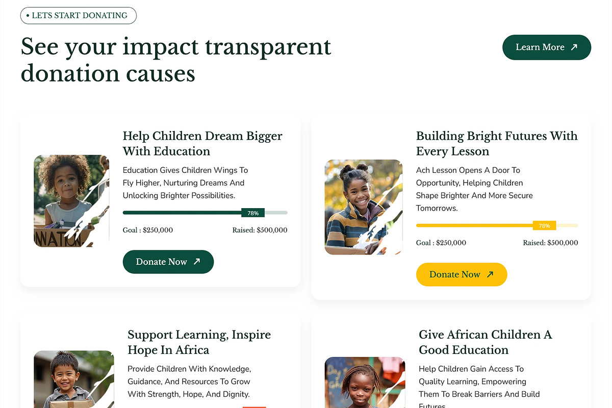Kindi - Charity Donation WP Theme, a WordPress Template by Helenshop (Photo 3 of 4)