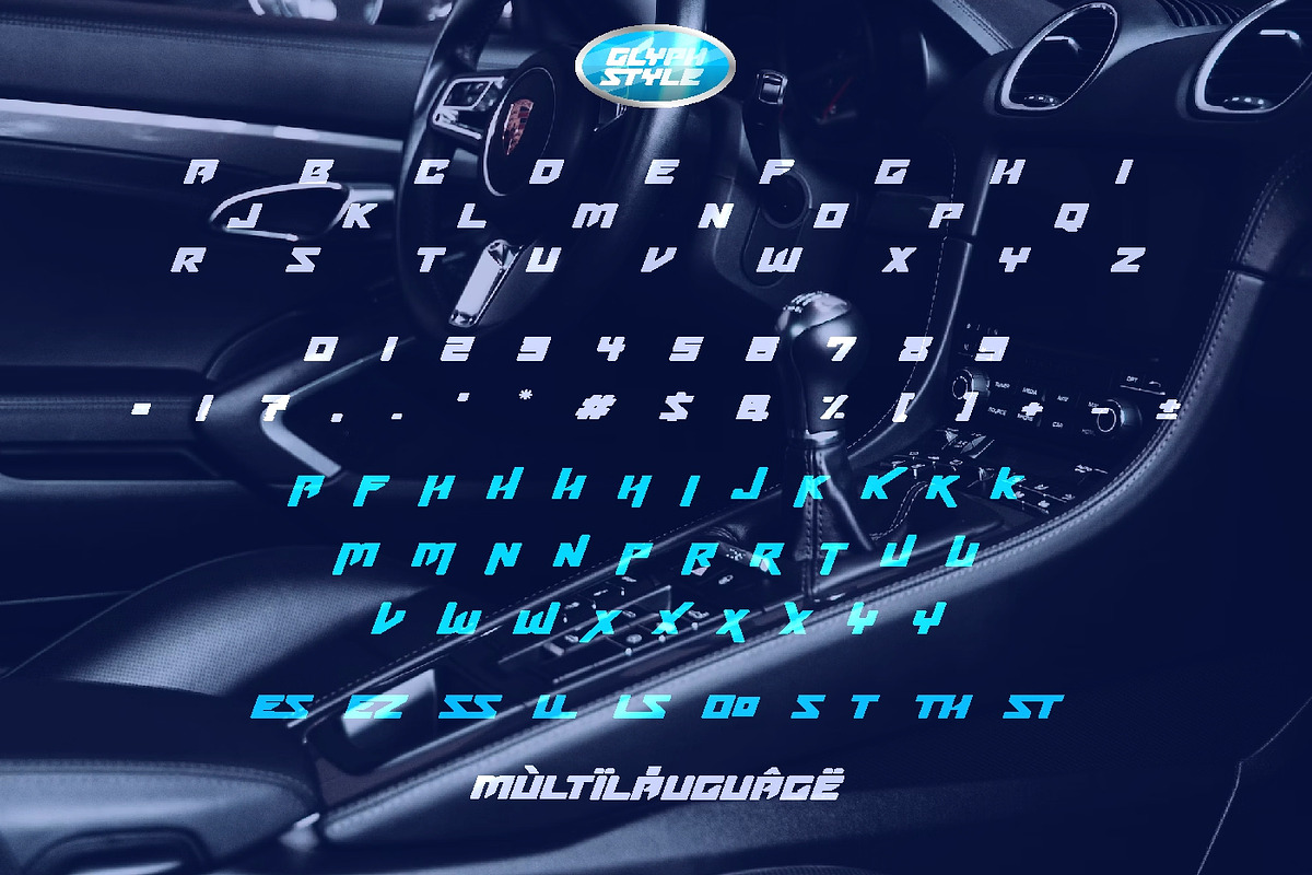 Thuast Sporty, a Sans Serif Font by Glyphstyle (Photo 9 of 10)