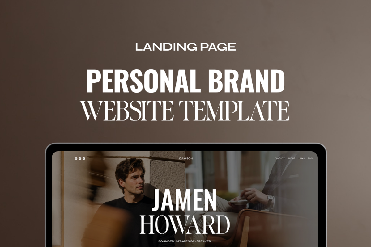 Wix Template for Personal Brands, a Wix Template by JOA CREATIVE LAB (Photo 2 of 12)