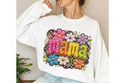 Yarn Floral Mama, Mothers Day PNG, a Transportation Illustration by DreamCafeArt (Thumbnail 3 of 5)