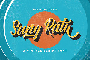 Sang Ratu - Vintage Script Font