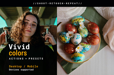 Vivid Colors - Actions and Presets, a Preset Add-On by Hydrozi Presets