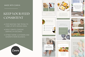 Nutrition Social Media Templates