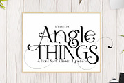 Angle Things, a Serif Font by Bramcreative