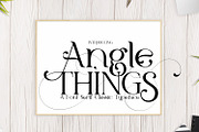 Angle Things, a Serif Font by Bramcreative (Thumbnail 1 of 10)